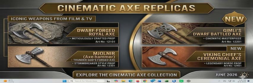Movie Replica Axes