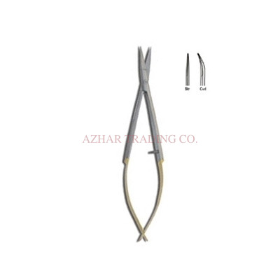 Gold Handle Spring Scissor 4.5"