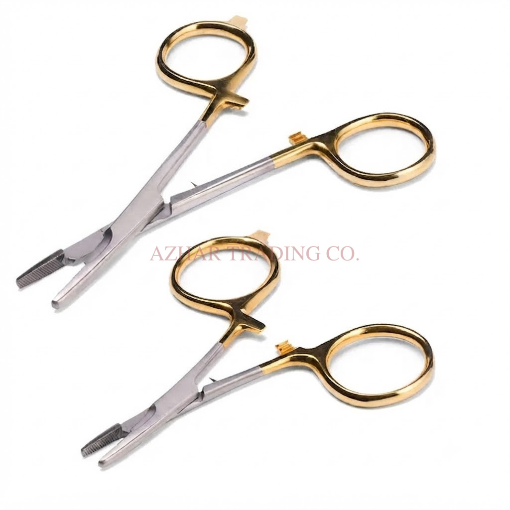 Gold Ring Scissor Forceps