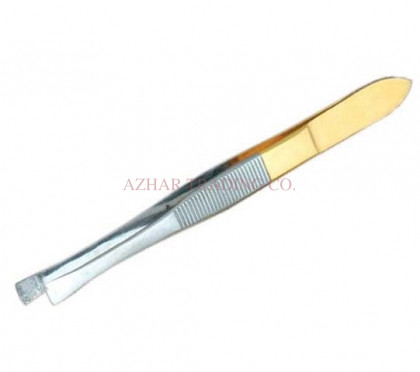 Gold Straight Tweezers