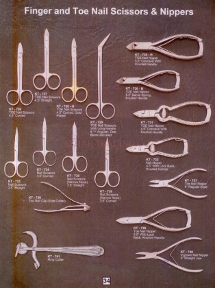 Finger & Toe Nail Scissors, Nippers and Cuticle Instruments
