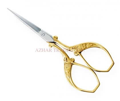 Gold Decorative Cuticle Scissor