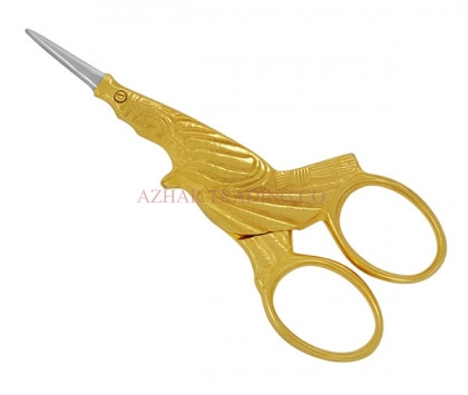 Gold Curved Blade Cuticle Scissor