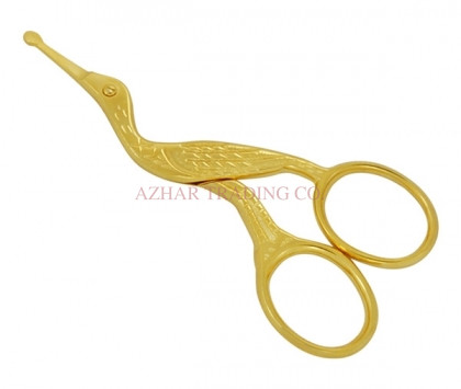 Gold Embroidery Style Cuticle Scissor