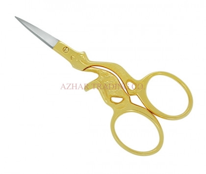 Gold Designer Cuticle Scissor