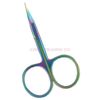 Rainbow Titanium Cuticle Scissor