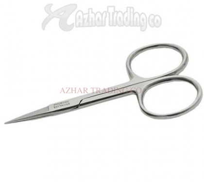 Large Ring Straight and Curved Cuticle Scissor
