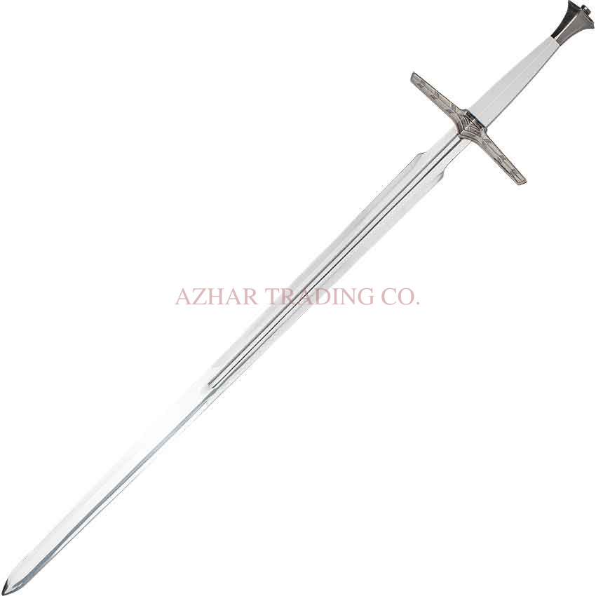 The Witcher White Steel Sword Replica | Geralt Fantasy Display Sword image 2