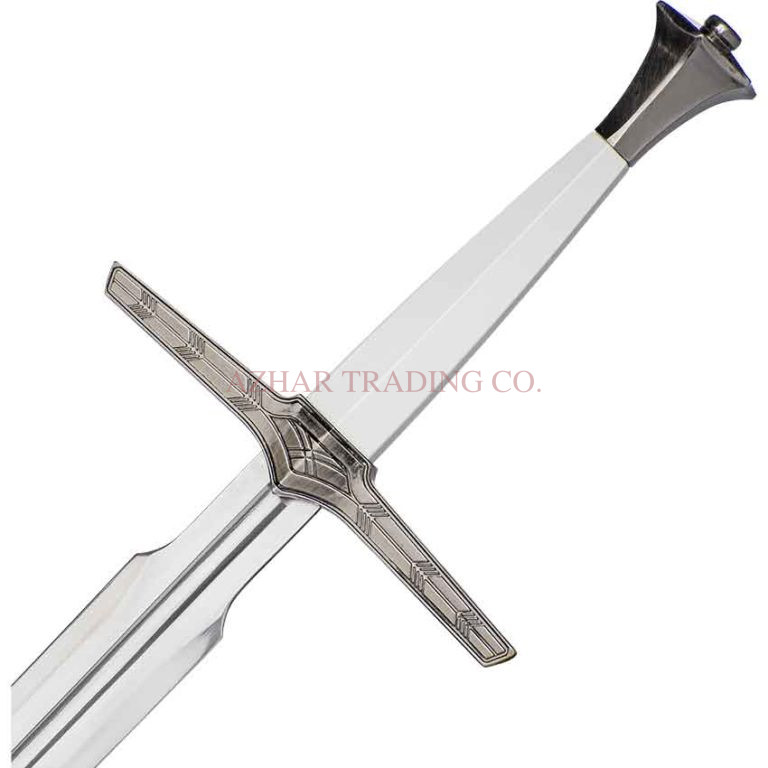 The Witcher White Steel Sword Replica | Geralt Fantasy Display Sword image 3