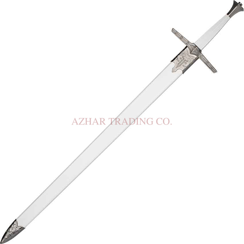 The Witcher White Steel Sword Replica | Geralt Fantasy Display Sword image 4