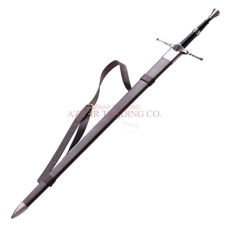 The Witcher Steel Sword Replica | Geralt of Rivia Mace Pommel Edition image 3