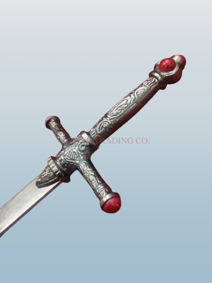 15-Inch Mini Lion Crest Fantasy Sword | Royal Display Blade image 3