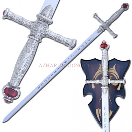 Harry Potter Godric Gryffindor Sword Replica | Silver Display Edition