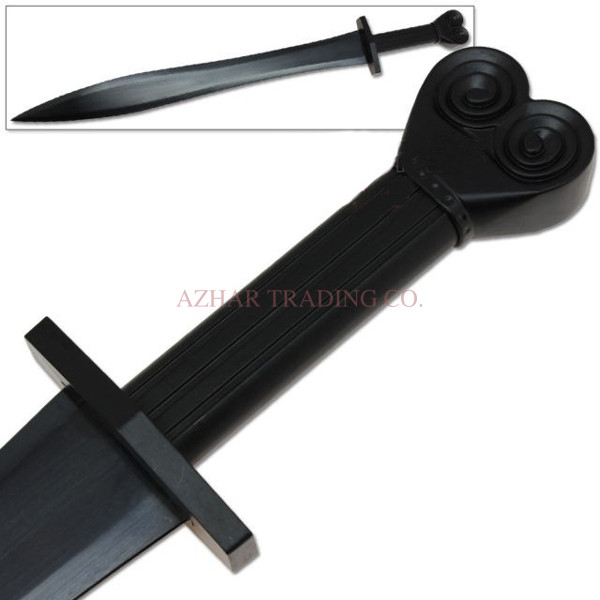 300 Rise of an Empire Themistokles Sword Replica | Black Spartan Display Sword image 3