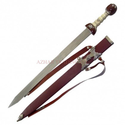 Maximus Decimus Meridius Roman Gladiator Sword | Silver Gladius Replica