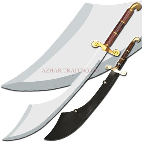 Warrior Scimitar of Persia Replica | Ancient Curved Shamshir Sword image 2