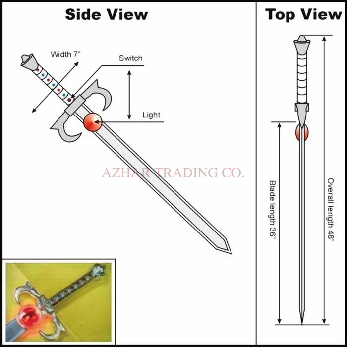 ThunderCats Light-Up Sword of Omens Replica | LED Display Sword image 4