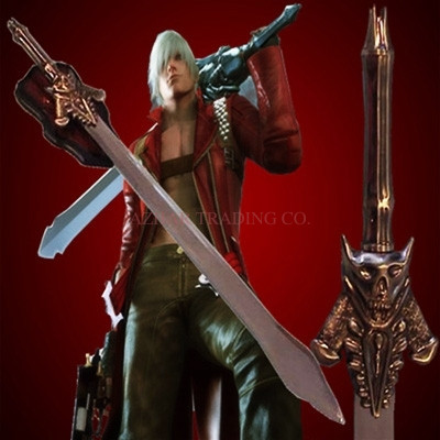 Devil May Cry 3 Rebellion Sword Replica | Dante Dormant Form Display Sword