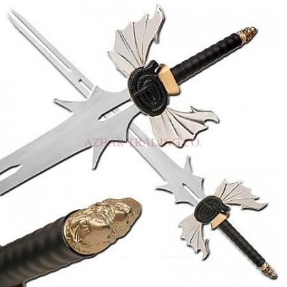 Cursed Demonic Living Greatsword Replica | Fighting Game Display Sword