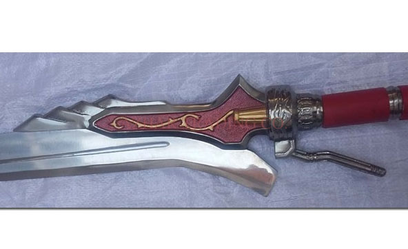 Crimson Demon Queen Sword | Mechanical Gaming Display Blade image 4