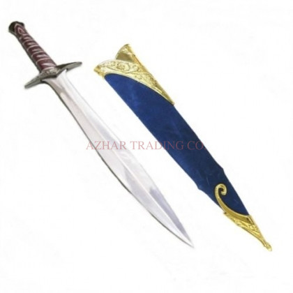 Sting Sword with Gold Scabbard Replica | Elven Fantasy Dagger