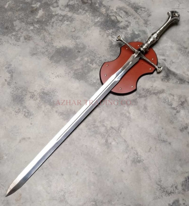 Andúril Metal Handle Sword Replica with Plaque