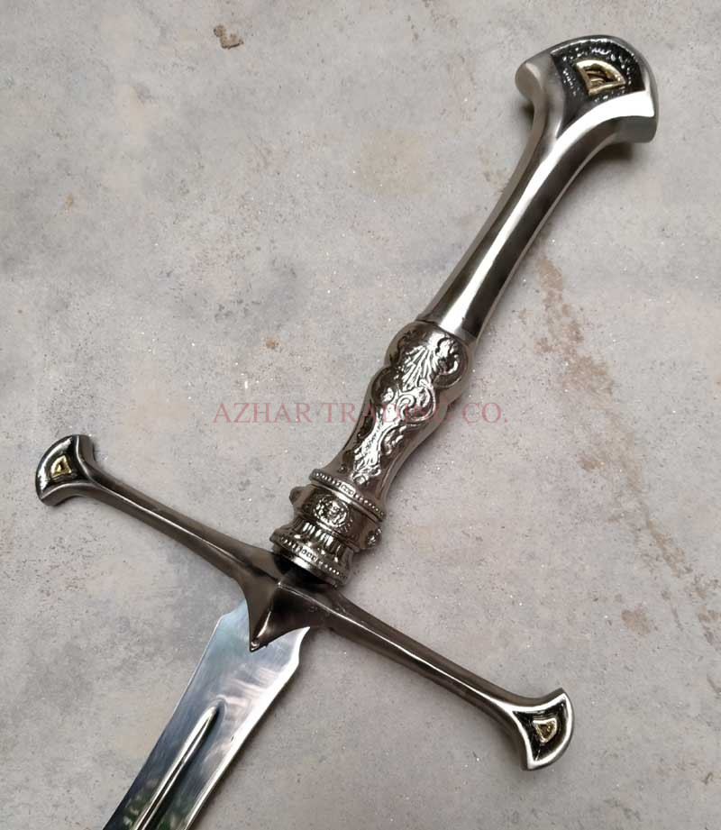 Andúril Metal Handle Sword Replica with Plaque image 3