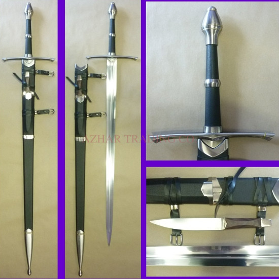 Strider Ranger Sword & Dagger Combo Set | Aragorn Display Collection image 2