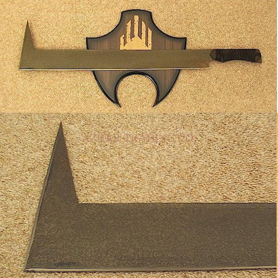 Uruk-hai Scimitar Sword Replica | Orc Battle Cleaver Display Sword image 3