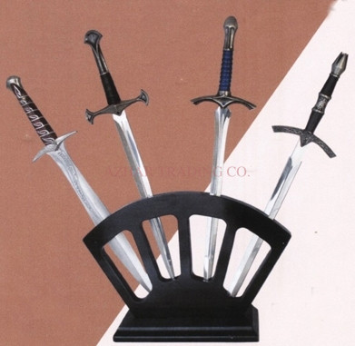Mini Fantasy Sword Set of 4 | Letter Opener Collection