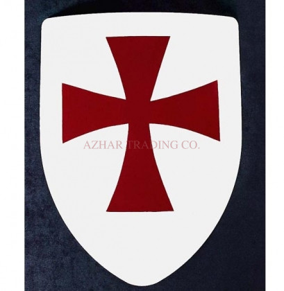 Templar Knights Shield – White Cross