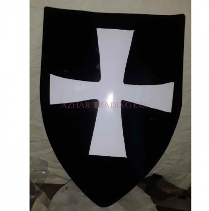 Knights Templar Shield – Black Cross