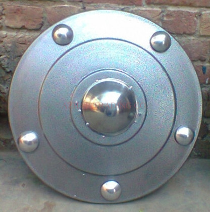 Medieval Round Boss Shield