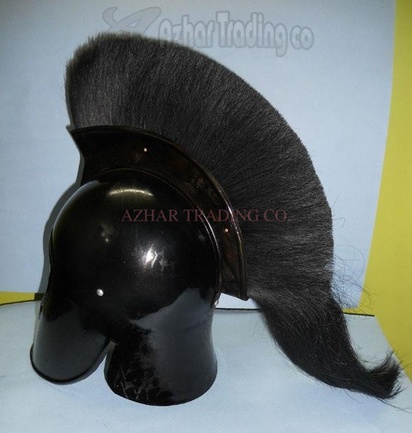 Achilles Troy Trojan Movie Armor Helmet – Black Finish image 2