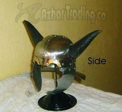 Medieval Battle Helmet – Winged Display Helmet image 2