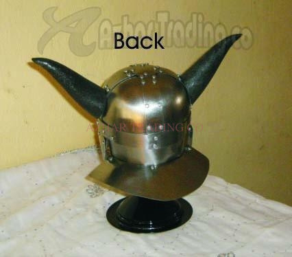 Medieval Battle Helmet – Winged Display Helmet image 3