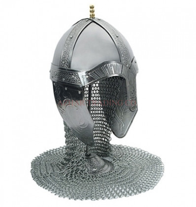 Spangen Helm with Aventail – Dark Finish