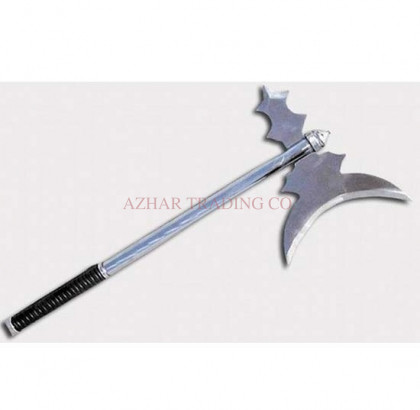 Medieval Double Blade Battle Axe