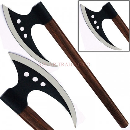 Medieval Broadaxe Viking Battle Axe