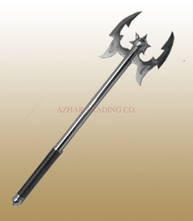 Medieval Battle Axe with Spike Ball image 2