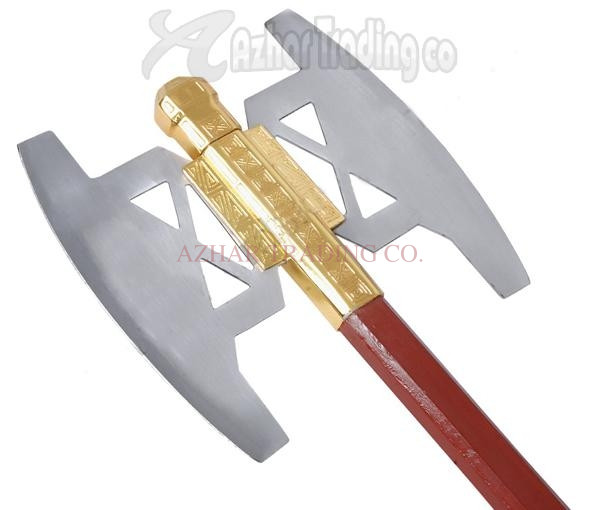 Movie Gimli Battle Axe – Gold Finish image 2