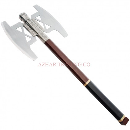 Movie Gimli Battle Axe – Silver Finish