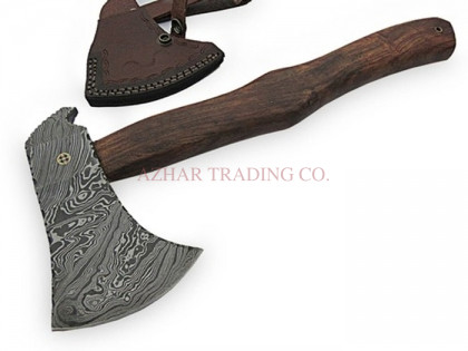 12" Damascus Hunting Tomahawk