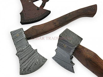 13" Damascus Hunting Tomahawk