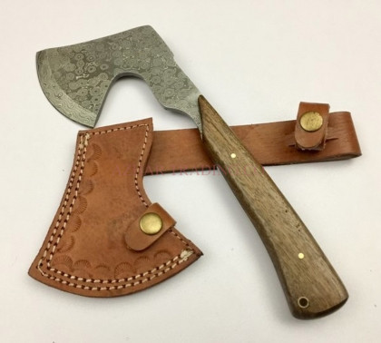 11" Damascus Hunting Viking Axe