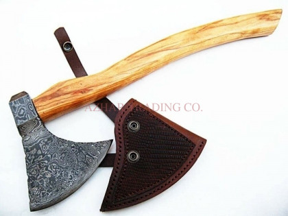 22" Damascus Hunting Tomahawk