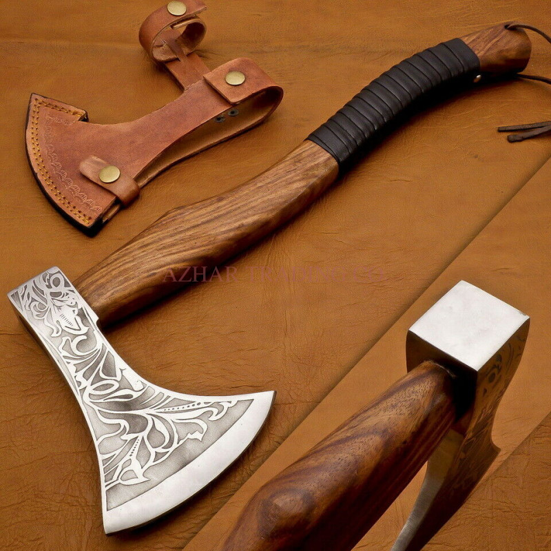 Handmade Viking Long Bearded Axe