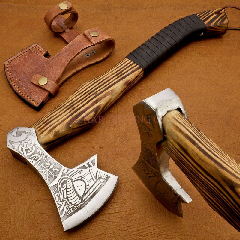 Handmade Viking Decorative Bearded Axe