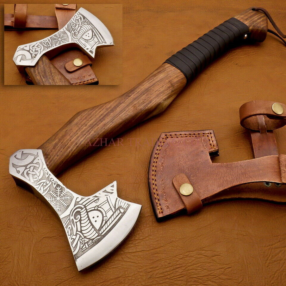 Handmade Viking Classic Bearded Axe