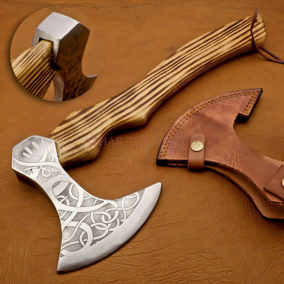 Handmade Viking Wide Edge Axe